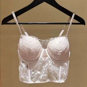 Victoria's Secret Lace Bralette - Cream